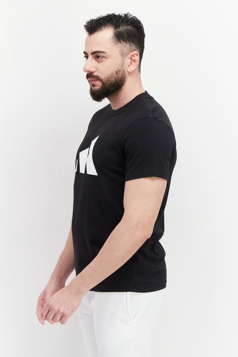 Adidas Men Sport Fit Short Sleeve Training T-Shirt, Black - Image 2